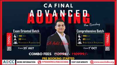 ADVANCED AUDITING, ASSURANCE & PROFESIONAL ETHICS - COMPREHENSIVE + EXAM ORIENTED BATCH (JAN 26 ONWARDS) GD + HARDBOOKS